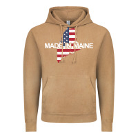 Vintage Camel made in maine american flag funny patriotic state lover gift Vintage Hoodie - linhVisuals