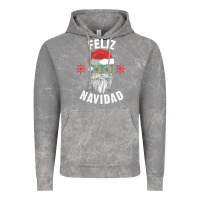 Cloud Rock mexican christmas sugar skull feliz navidad spanish speaking xmas gift Vintage Hoodie - linhVisuals
