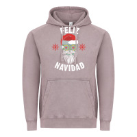 Vintage Zinc mexican christmas sugar skull feliz navidad spanish speaking xmas gift Vintage Hoodie - linhVisuals