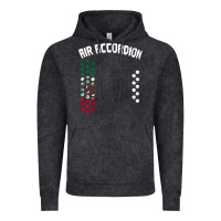 Vintage Black mexican flag air accordion music instrument lover gift Vintage Hoodie - linhVisuals