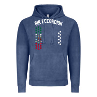 Mexican Flag Air Accordion Music Instrument Lover Gift Vintage Hoodie | Teevron