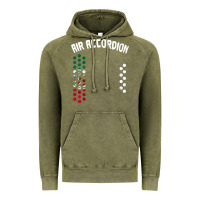 Vintage Olive mexican flag air accordion music instrument lover gift Vintage Hoodie - linhVisuals