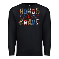 Black honor the brave Premium Sweatshirt - RanaPortraitStore