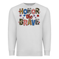 Dove Grey honor the brave Premium Sweatshirt - RanaPortraitStore