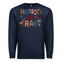 Navy honor the brave Premium Sweatshirt - RanaPortraitStore