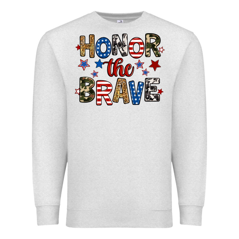 Honor The Brave Premium Sweatshirt by RanaPortraitStore | Teevron