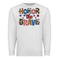 Oatmeal Heather honor the brave Premium Sweatshirt - RanaPortraitStore