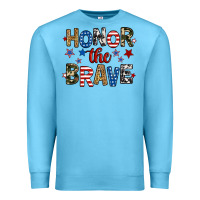 Ocean Blue honor the brave Premium Sweatshirt - RanaPortraitStore