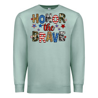 Seafoam honor the brave Premium Sweatshirt - RanaPortraitStore