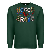Sports Green honor the brave Premium Sweatshirt - RanaPortraitStore
