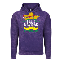 Cloud Purple mexicans say feliz navidad bitchahos funny merry christmas sombrero Vintage Hoodie - linhVisuals