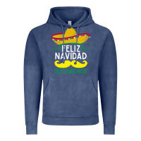 Vintage Denim mexicans say feliz navidad bitchahos funny merry christmas sombrero Vintage Hoodie - linhVisuals