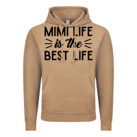 Vintage Coffee mimi life is the best life blessed grandma mom cute gift Vintage Hoodie - linhVisuals