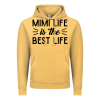 Vintage Mustard mimi life is the best life blessed grandma mom cute gift Vintage Hoodie - linhVisuals