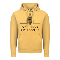 Vintage Mustard american university Vintage Hoodie - linhVisuals