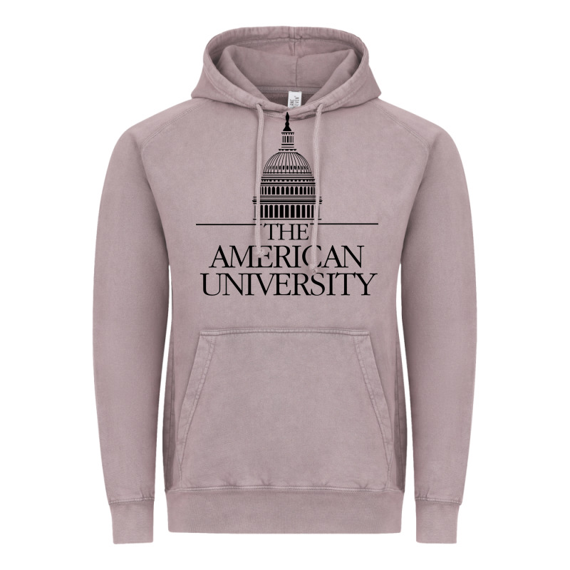 American University Vintage Hoodie by linhVisuals | Teevron