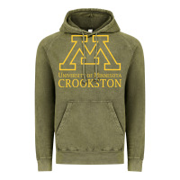 Vintage Olive university of minnesota  crookston, Gear Vintage Hoodie - linhVisuals