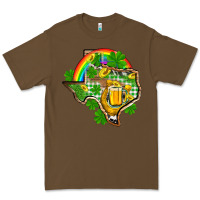 Cacao Texas St. Patrick's Day Premium Tee - OliviaCreatesArt