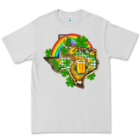 Dove Grey Texas St. Patrick's Day Premium Tee - OliviaCreatesArt