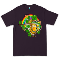Plum Texas St. Patrick's Day Premium Tee - OliviaCreatesArt