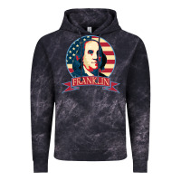 Cloud Black benjamin franklin Vintage Hoodie - linhVisuals