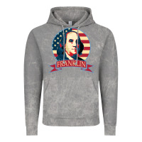Cloud Rock benjamin franklin Vintage Hoodie - linhVisuals