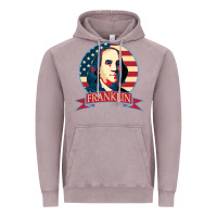 Vintage Zinc benjamin franklin Vintage Hoodie - linhVisuals