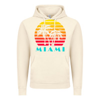Vintage Artic miami 80s sunset Vintage Hoodie - linhVisuals