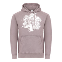 Vintage Zinc the fantasy trip megahex dragon Vintage Hoodie - linhVisuals