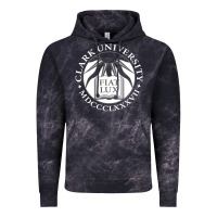 Cloud Black clark university Vintage Hoodie - linhVisuals