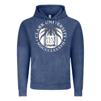Vintage Denim clark university Vintage Hoodie - linhVisuals