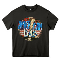 Asphalt All american dad 4th of july Heavy Core Tee - CowGirlArtShop