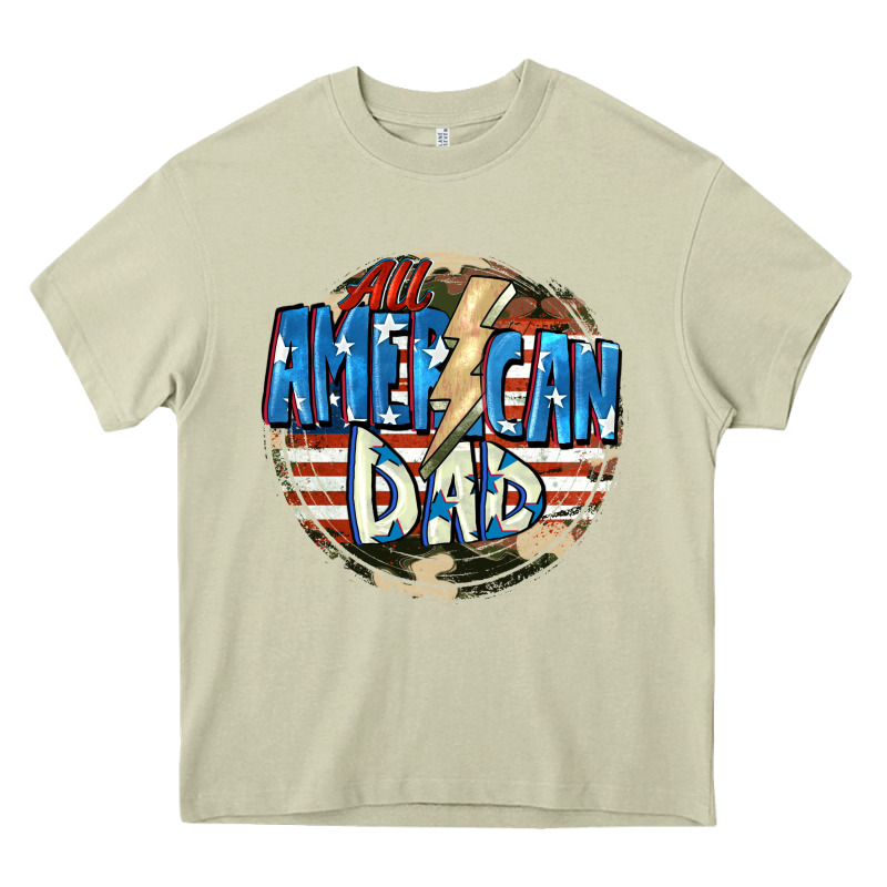 All American Dad 4th Of July Heavy Core Tee by CowGirlArtShop | Teevron
