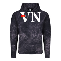 Vietnam Flag And Country Initials Vintage Hoodie | Teevron