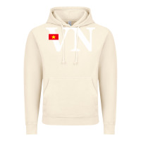 Vintage Artic Vietnam Flag and Country Initials Vintage Hoodie - linhVisuals