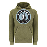 Vintage Olive top pot doughnuts Vintage Hoodie - linhVisuals