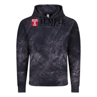 Cloud Black The temple university Vintage Hoodie - linhVisuals