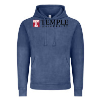 Vintage Denim The temple university Vintage Hoodie - linhVisuals