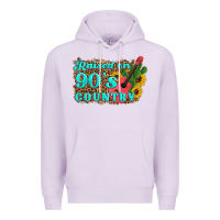 Lilac raised 90's country guitar cactus sunflower's Premium Hoodie - Artiststas