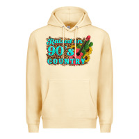 Pina Colada raised 90's country guitar cactus sunflower's Premium Hoodie - Artiststas
