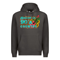 Smoke raised 90's country guitar cactus sunflower's Premium Hoodie - Artiststas