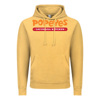 Vintage Mustard popeyes louisiana kitchen Vintage Hoodie - linhVisuals