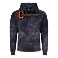 Cloud Black biggby coffee Vintage Hoodie - linhVisuals