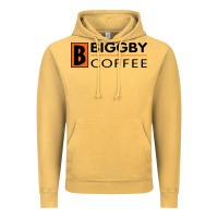 Vintage Mustard biggby coffee Vintage Hoodie - linhVisuals