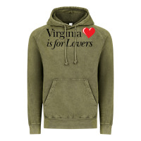 Vintage Olive Virginia Is For Lovers Vintage Hoodie - linhVisuals