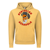Vintage Mustard Ayatollah Assahola Vintage Hoodie - linhVisuals