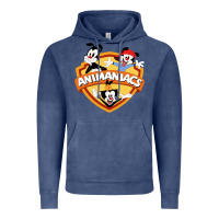 Vintage Denim animaniacs funny cats cartoon Vintage Hoodie - linhVisuals