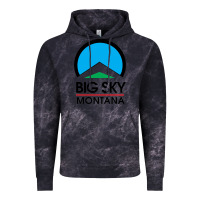 Cloud Black Big Sky Montana Champion Vintage Hoodie - linhVisuals