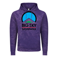 Cloud Purple Big Sky Montana Champion Vintage Hoodie - linhVisuals