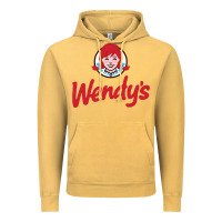 Vintage Mustard Wendy's Vintage Hoodie - linhVisuals